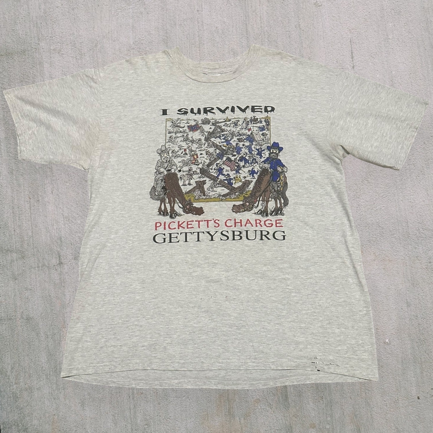 Picketts Charge Gettysburg Civil War History Tee